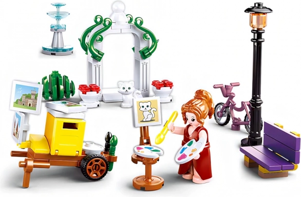 Sluban Lányálom Falucska - Festő a parkban