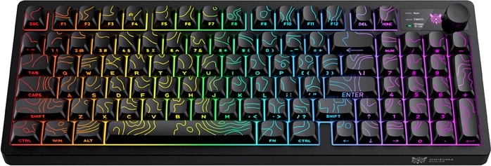 Onikuma MT902 gamer billentyűzet RGB (fekete)