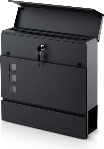 Biztonságos bedobónyílás és zár két kulccsal