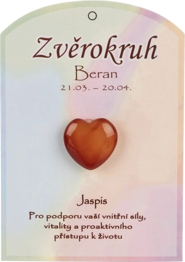 Jászpis szív a Kos csillagjegynek