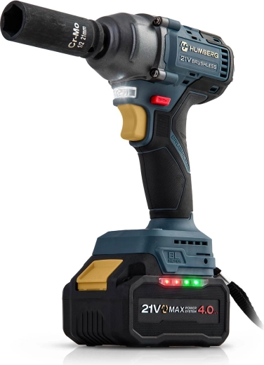 Tartós ütőmechanizmus és 1/2" befogás