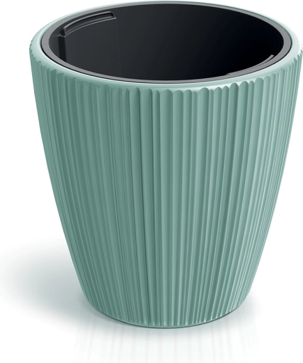 ORO virágcserép belső betéttel 19,9 cm, zsálya