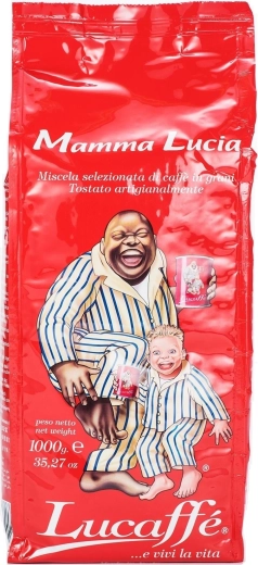 Lucaffé Mamma Lucia szemes kávé 1 kg (40% Arabica, 60% Robusta)