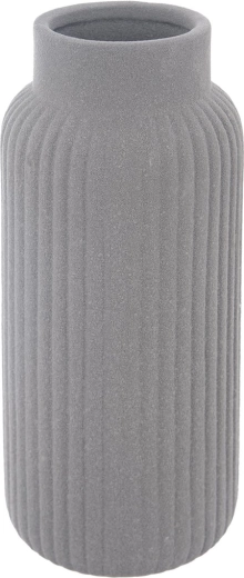 Szürke porcelán váza 24,5 cm
