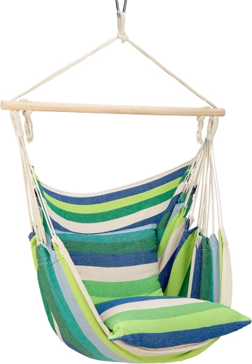 Függő brazil fotel NILS Camp, zöld