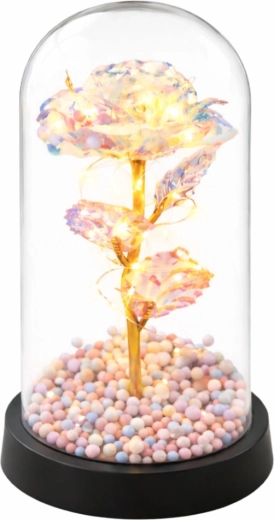 Elegáns üvegkupola és stabil talapzat