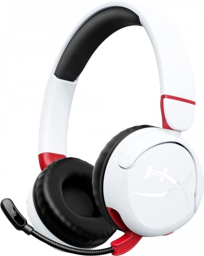 HyperX Cloud Mini vezeték nélküli gyermek gamer headset – fehér