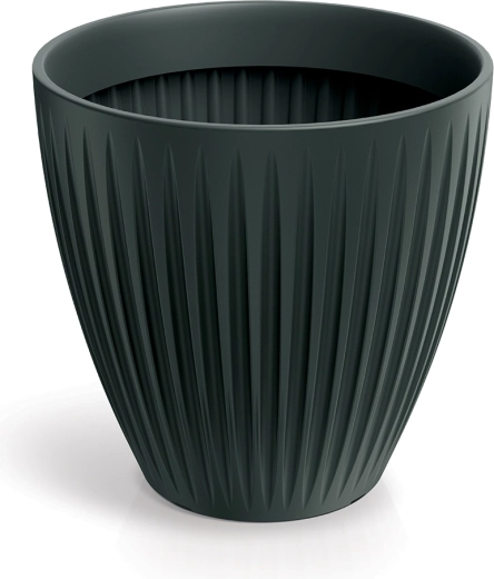 Latia Round Midl virágtartó, 48 cm, antracit