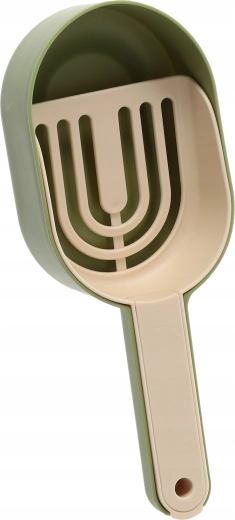 Gyors átszitálás a beépített 2 az 1-ben szitának köszönhetően