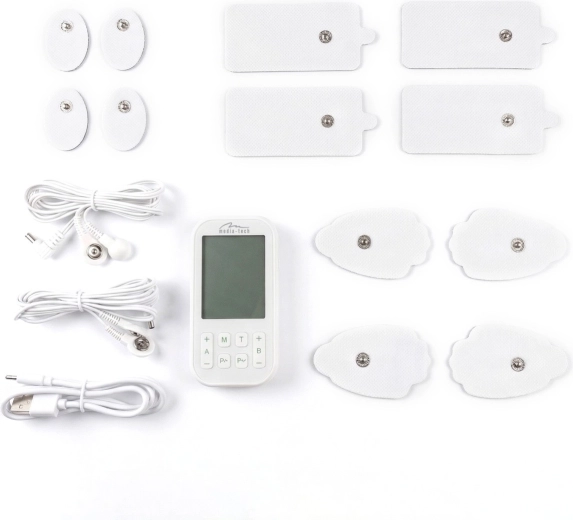 USB‑C töltés és elektródakészlet az azonnali használathoz