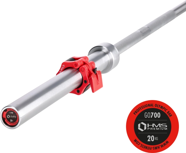 HMS Premium GO700 olimpiai rúd 220 cm, 50 mm átmérő