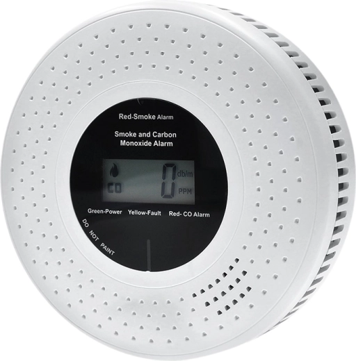 LCD kijelző és hangos, 85 dB-es riasztás