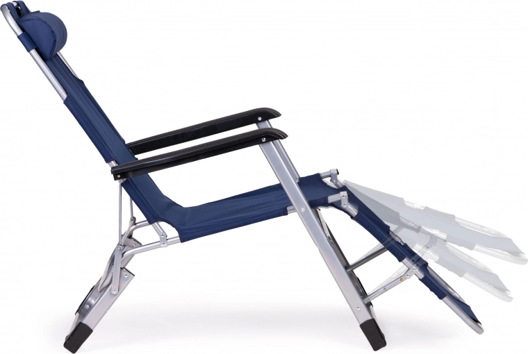 2 az 1-ben: szék és teljesen kihajtható nyugágy