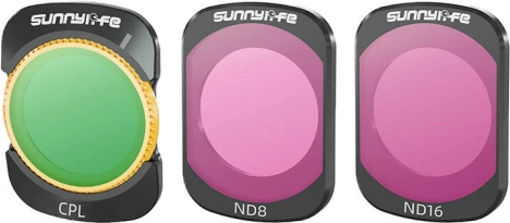 Sunnylife CPL, ND8 és ND16 szűrők a DJI Osmo Pocket 3-hoz