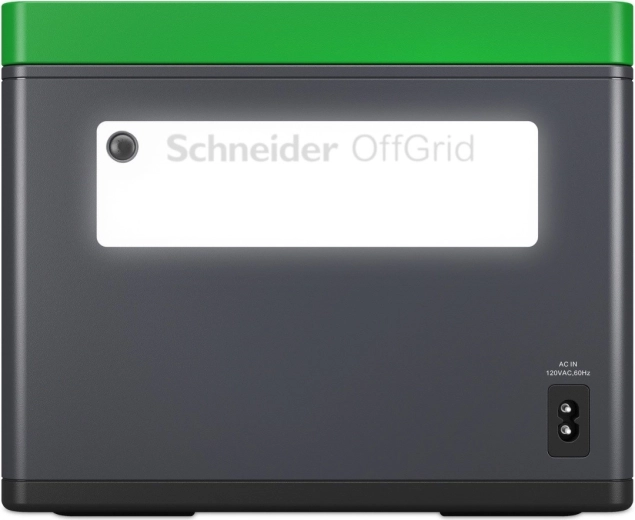 Hordozható tápegység schneider electric offgrid 500 (517 Wh), szinusz, 2x schuko