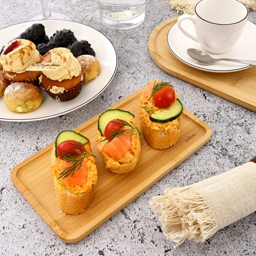 Stílusos előételek és desszertek tálalása