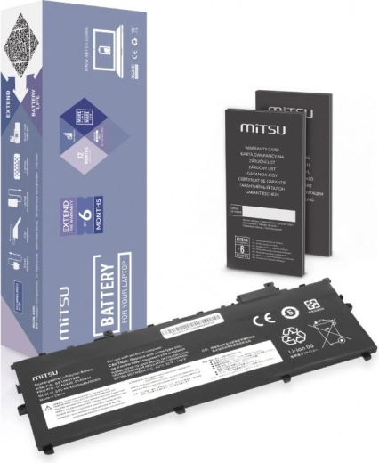 Akkumulátor lenovo thinkpad x1 carbonhoz (2017–2018) 55 wh 11,55 v