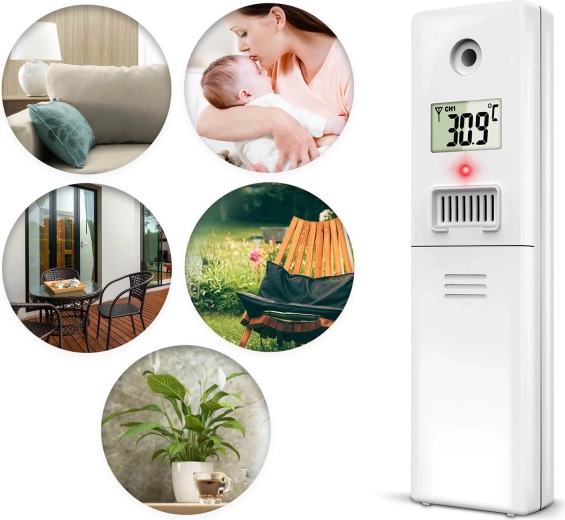 Széles hőmérséklet- és páratartalom-mérési tartomány