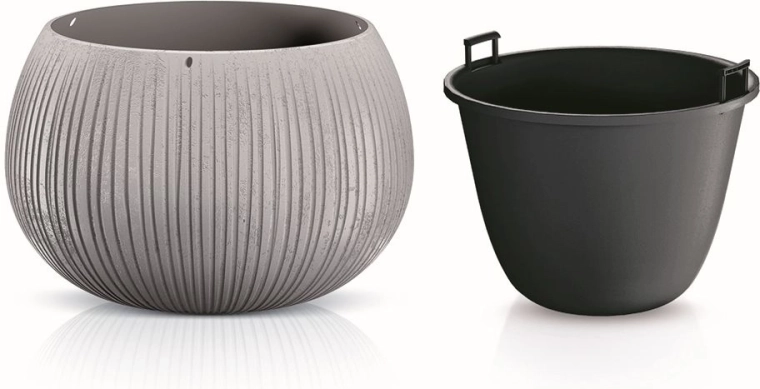 Praktikus betétes kaspó a könnyű ültetéshez