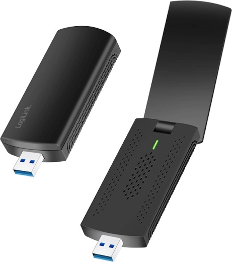 USB Wi‑Fi 6E adapter mágneses állvánnyal LOGILINK