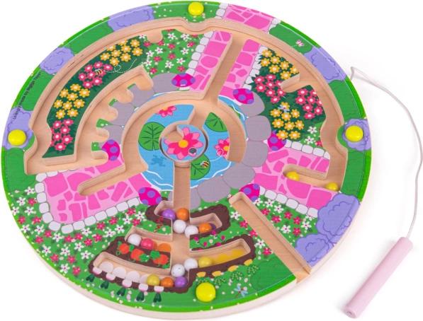 Mágneses labirintus Kert BIGJIGS TOYS
