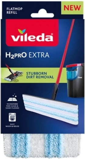 Vileda H2Pro lapos felmosóhoz való cseretisztító fej mikroszálból