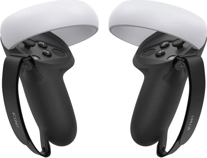 Kiwi Design védőborítások markolattal META QUEST 2-höz – fekete