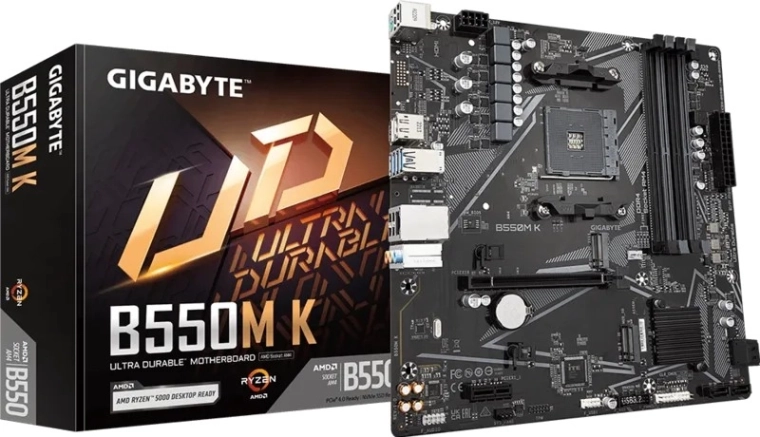 Gigabyte B550M K AM4 mATX alaplap