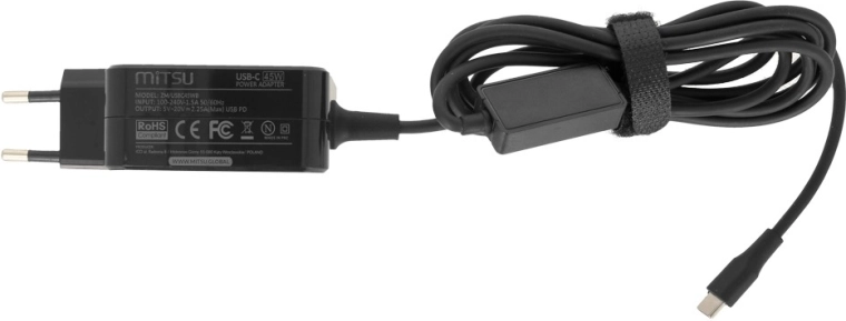 45 W teljesítmény USB-C Power Delivery technológiával