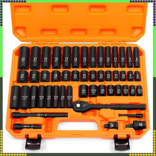 Teljes, 50 darabos készlet masszív koff erben