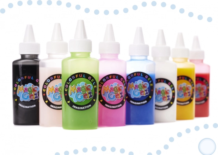 8 színes zselé az életteli 3D alkotásokhoz