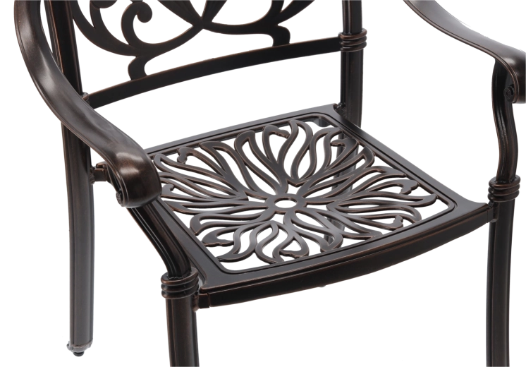 Porszórt bevonat antik bronz színben