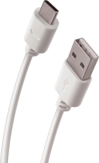 Forever USB – USB‑C kábel 1 m, 2 A, fehér