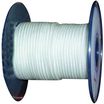 Fonott poliamid zsinór mag nélkül 3 mm, fehér, 200 m