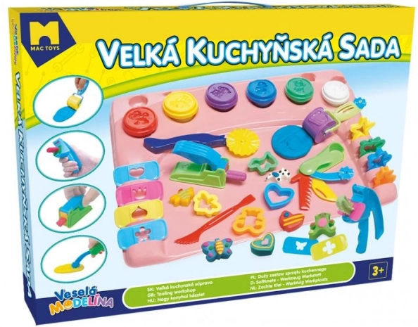 Modelo nagy konyhai készlet gyúróalátéttel