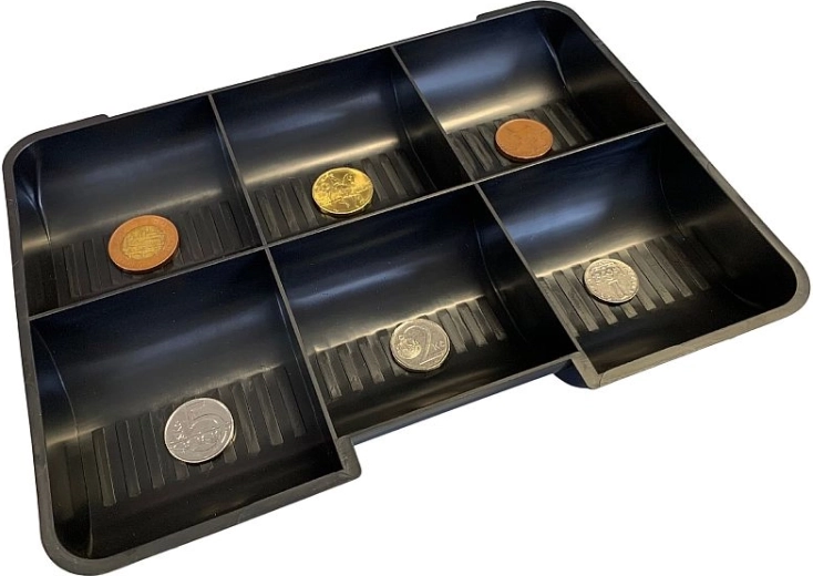 Érmetartó a gyors szétválogatáshoz