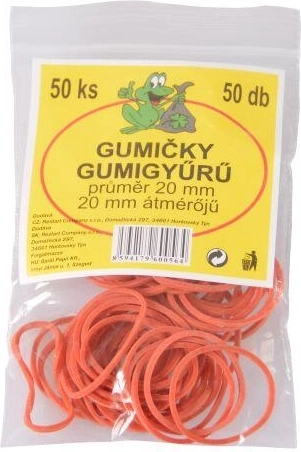 Gumigyűrűk 20 mm, 50 db-os csomag