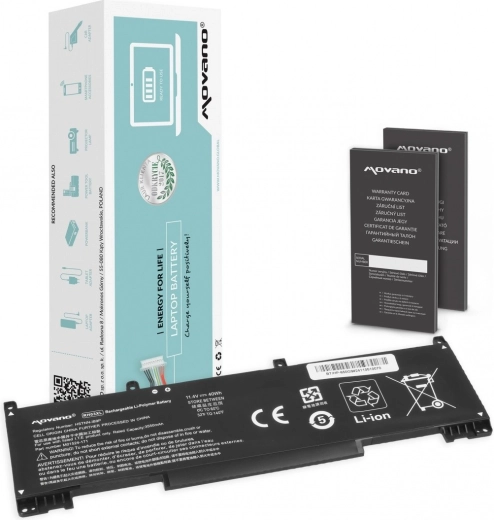 Movano RH03XL akkumulátor HP ProBook 440/445/450/630/640/650 G8–G10 modellekhez (3550 mAh, 40 Wh)