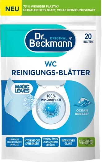 Dr. Beckmann Ocean Breeze WC-tisztító törlőkendők, 20 db