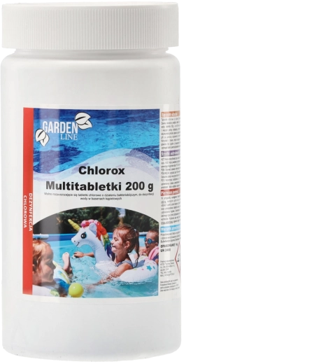 CHLOROX klór multitabletták 200 g, 1 kg csomagolás
