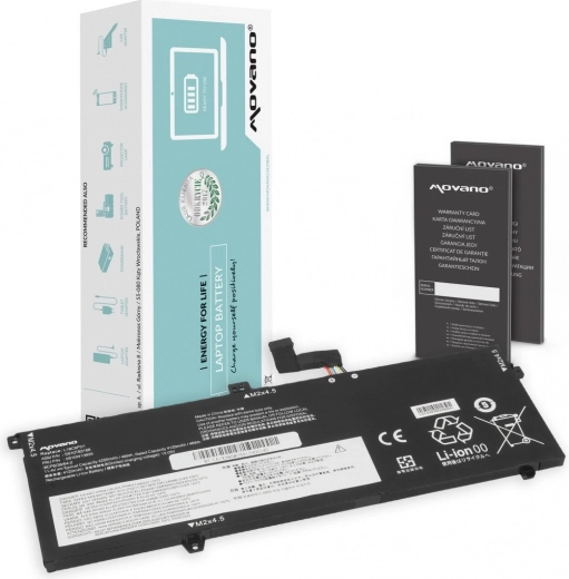 Movano akkumulátor Lenovo ThinkPad X13, X390 és X395 modellekhez (48 Wh)