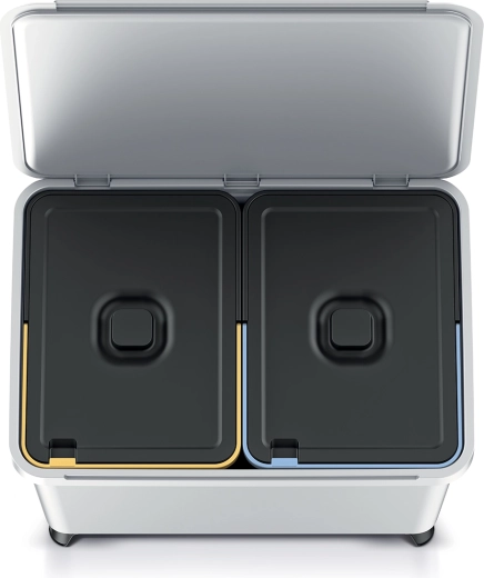 Két elkülönített rekesz az egyszerű válogatáshoz