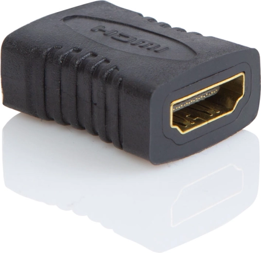Aranyozott HDMI-csatlakozó HDMI-aljzattól HDMI-aljzatig
