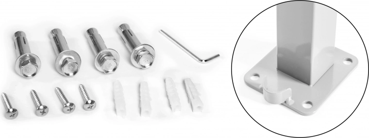 Tartós szerkezet és stabil rögzítés