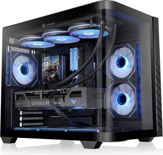 Vision 330 CR ARGB TG ház, fekete