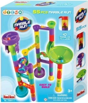 Műanyag golyópálya, 55 darab