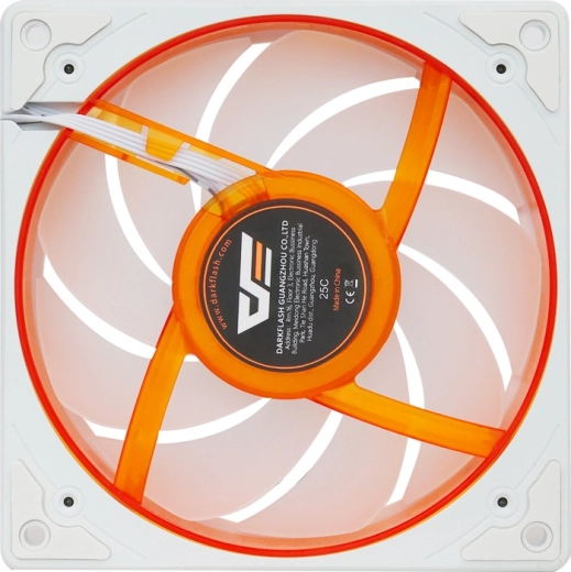 DARKFLASH DE8 120 mm ARGB hűtőventilátor (fehér)