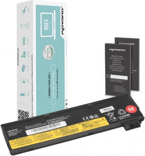 Movano akkumulátor Lenovo ThinkPad T440 / T450s / X240 / X260 / L450 / L460 modellekhez 2000 mAh 22 Wh