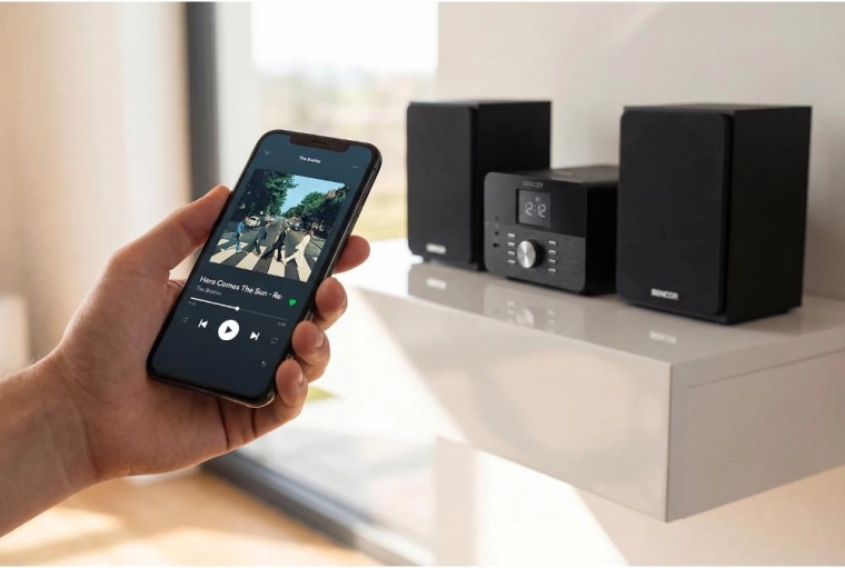 Vezeték nélküli lejátszás Bluetooth 5.2-n keresztül