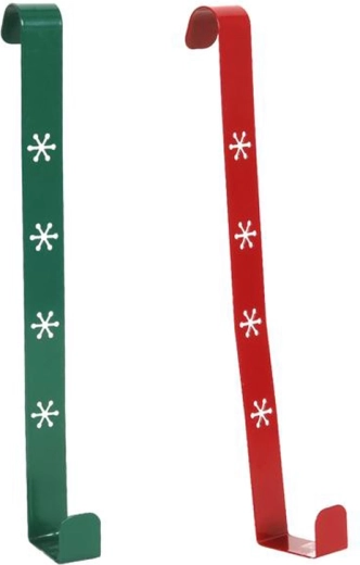 Fém ajtóakasztó adventi koszorúhoz, 30 cm - 1 darab